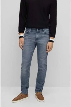 Hugo Boss BOSS Maine Regular Fit Herren Jeans Grau -Kleidung Angebote 50481827 030 3 800 1200x1200