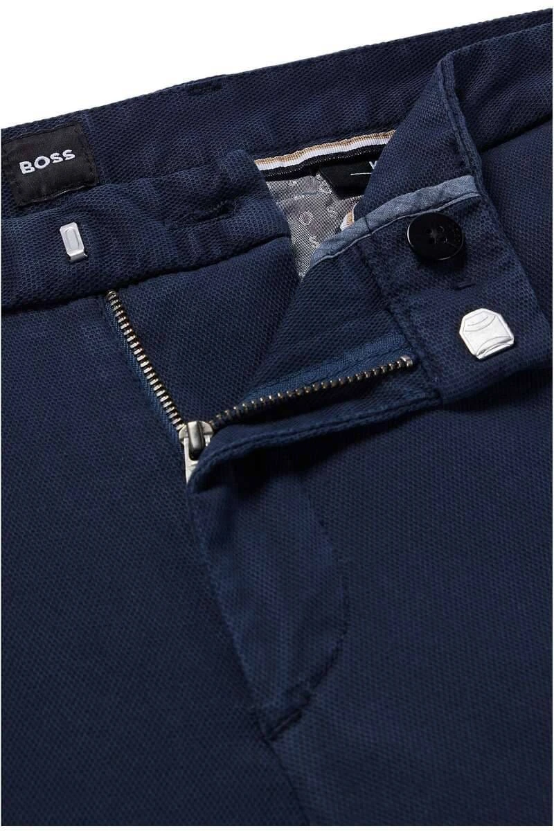 Hugo Boss BOSS Slim Fit Herren Chino Dunkelblau,Einfarbig 2 Hugo Boss BOSS Slim Fit Herren Chino Dunkelblau,Einfarbig – Bild 2