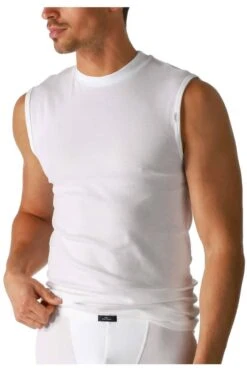 Mey Noblesse Trends Herren Unterhemd Weiss