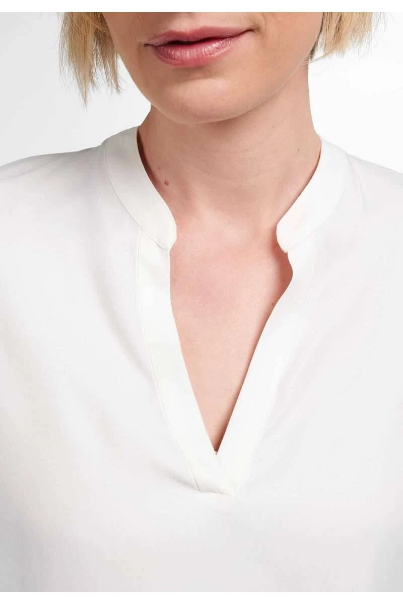 ETERNA Modern Classic Bluseweiss, Einfarbig 2 ETERNA Modern Classic Bluseweiss, Einfarbig – Bild 2