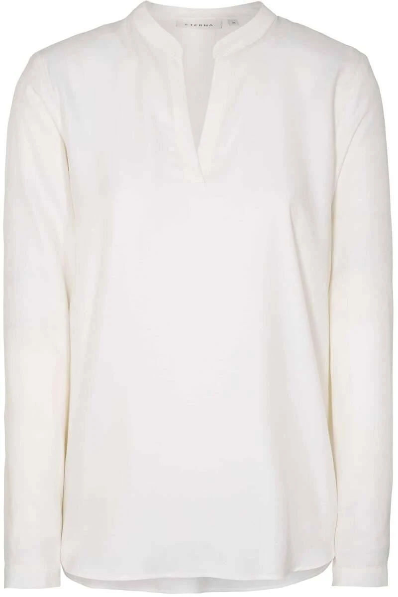 ETERNA Modern Classic Bluseweiss, Einfarbig 1 ETERNA Modern Classic Bluseweiss, Einfarbig