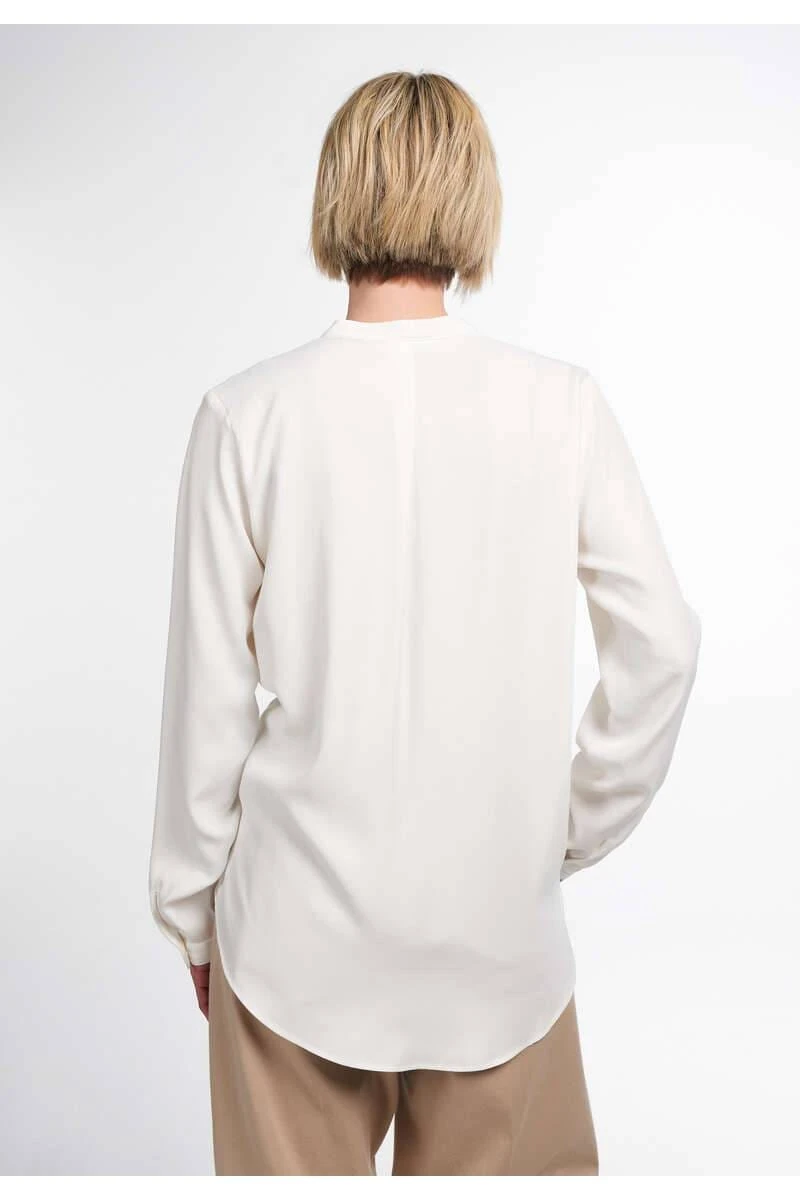 ETERNA Modern Classic Bluseweiss, Einfarbig 5 ETERNA Modern Classic Bluseweiss, Einfarbig – Bild 5