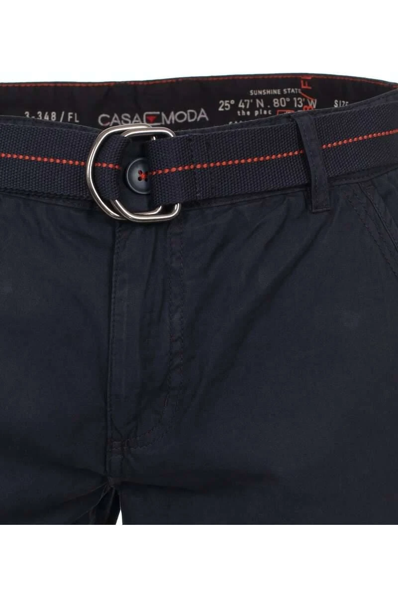 Casa Moda Cargo Shorts Schwarz, Einfarbig 4 Casa Moda Cargo Shorts Schwarz, Einfarbig – Bild 4