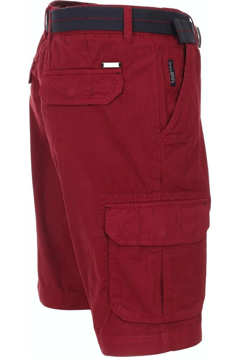 Casa Moda Cargo Shorts Rot, Einfarbig 2 Casa Moda Cargo Shorts Rot, Einfarbig – Bild 2