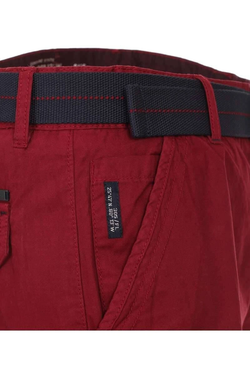 Casa Moda Cargo Shorts Rot, Einfarbig 3 Casa Moda Cargo Shorts Rot, Einfarbig – Bild 3