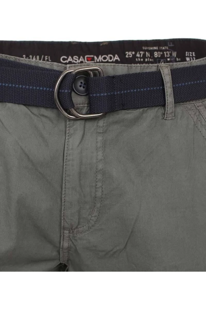 Casa Moda Cargo Shorts Grau, Einfarbig 4 Casa Moda Cargo Shorts Grau, Einfarbig – Bild 4