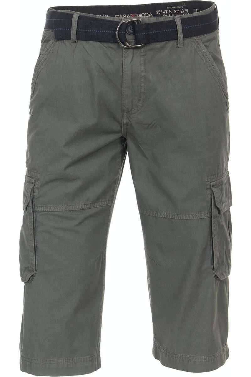 Casa Moda Cargo Shorts Grau, Einfarbig 1 Casa Moda Cargo Shorts Grau, Einfarbig