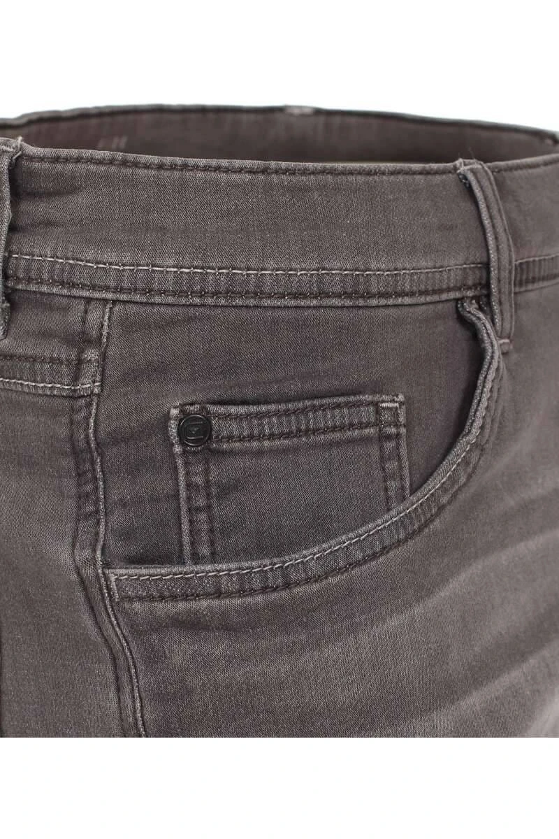 Casa Moda Joggjeans Kurze Hose Dunkelgrau, Einfarbig 3 Casa Moda Joggjeans Kurze Hose Dunkelgrau, Einfarbig – Bild 3