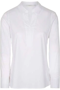 ETERNA Performance Modern Classic Bluseweiss, Einfarbig