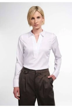 ETERNA Performance Modern Classic Bluseweiss, Einfarbig 8 ETERNA Performance Modern Classic Bluseweiss, Einfarbig -Kleidung Angebote 5377 DF03 00 8 800 1200x1200