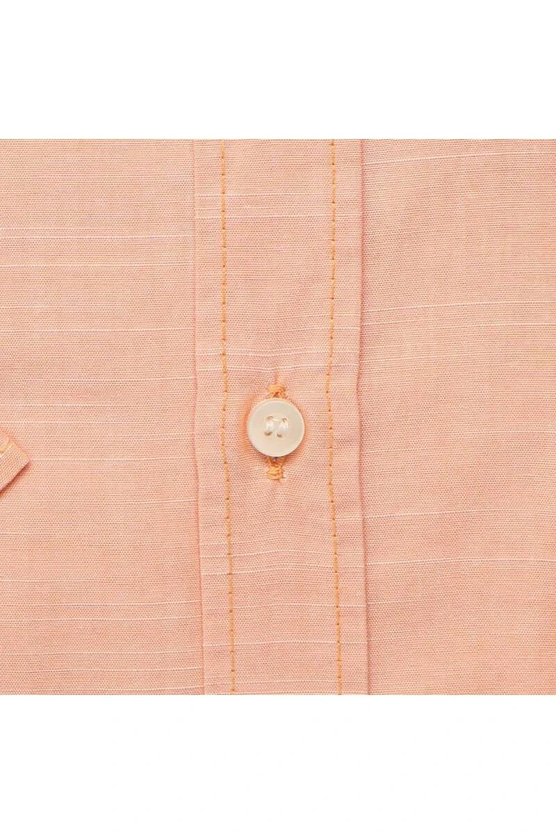 Marvelis Casual Modern Fit Hemd Orange, Einfarbig 4 Marvelis Casual Modern Fit Hemd Orange, Einfarbig – Bild 4