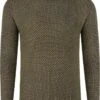 Marvelis Casual Modern Fit Herren Pullover Rundhals Anis