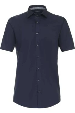 Venti Modern Fit Hemd Navy, Einfarbig