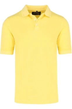 Marvelis Modern Fit Poloshirt Gelb, Strukturiert