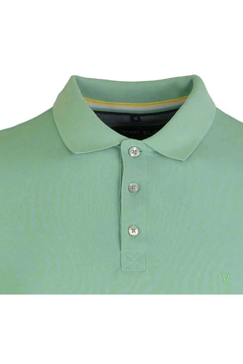Marvelis Modern Fit Poloshirt Messing, Einfarbig 2 Marvelis Modern Fit Poloshirt Messing, Einfarbig – Bild 2