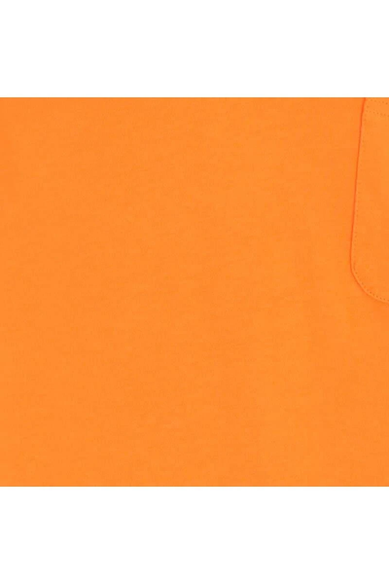 Marvelis Modern Fit Poloshirt Orange, Einfarbig 3 Marvelis Modern Fit Poloshirt Orange, Einfarbig – Bild 3