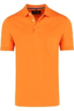 Marvelis Modern Fit Poloshirt Orange, Einfarbig