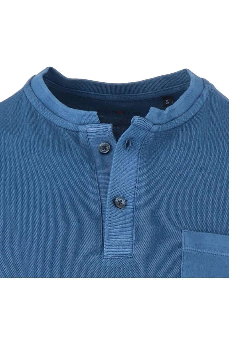 Marvelis Modern Fit Poloshirt Blau, Einfarbig 2 Marvelis Modern Fit Poloshirt Blau, Einfarbig – Bild 2