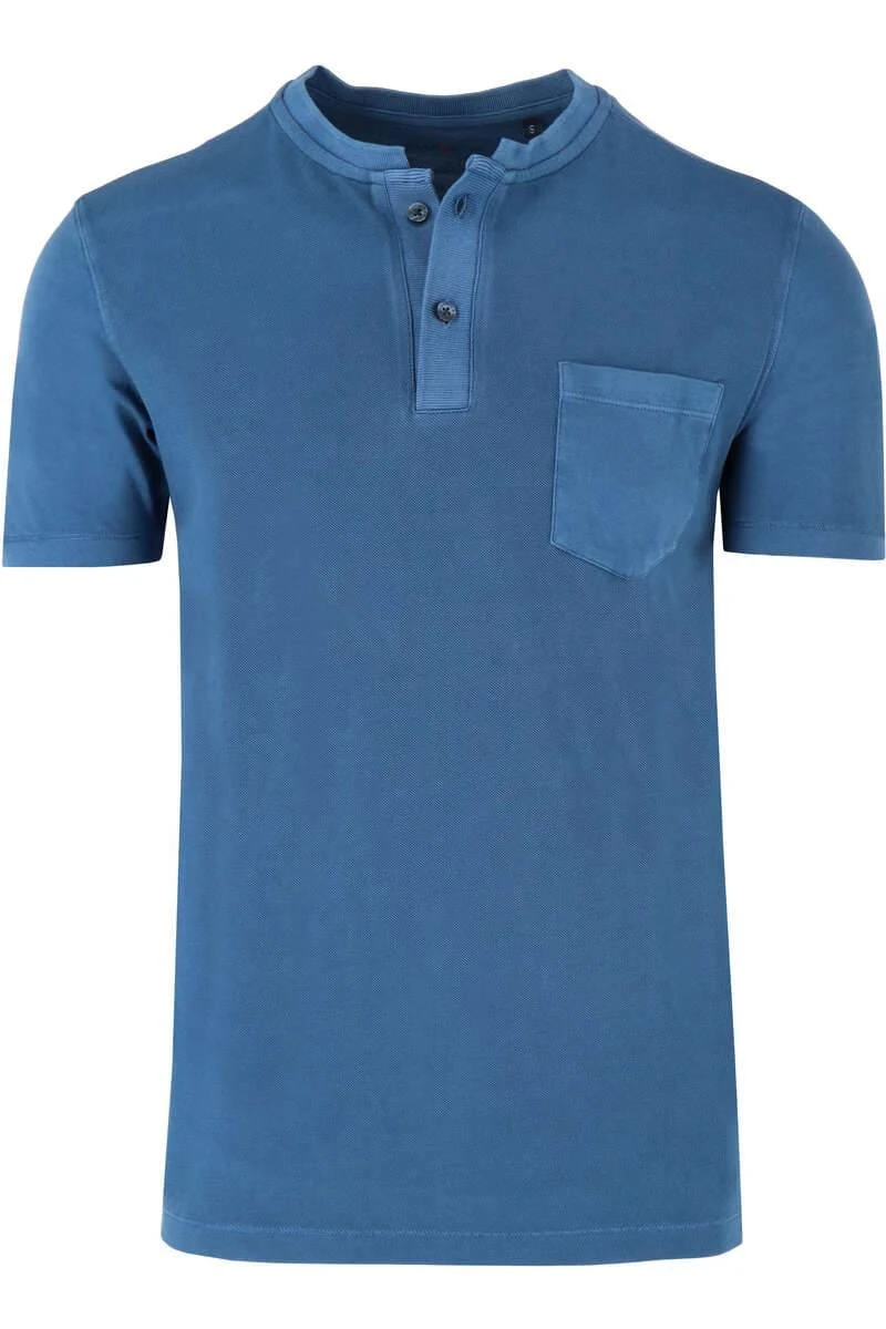 Marvelis Modern Fit Poloshirt Blau, Einfarbig 1 Marvelis Modern Fit Poloshirt Blau, Einfarbig