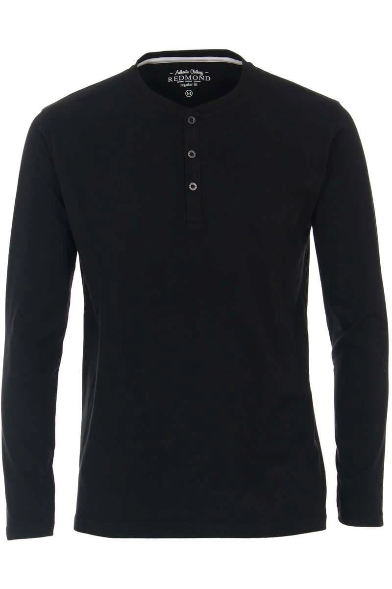 Redmond Casual Longsleeve Schwarz 1 Redmond Casual Longsleeve Schwarz