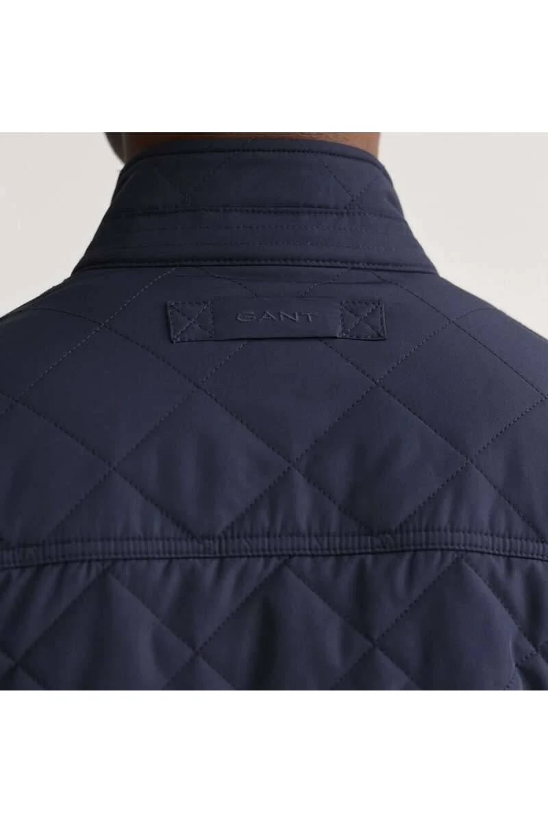 GANT Casual Fit Herren SteppjackeZip Navy 7 GANT Casual Fit Herren SteppjackeZip Navy – Bild 7