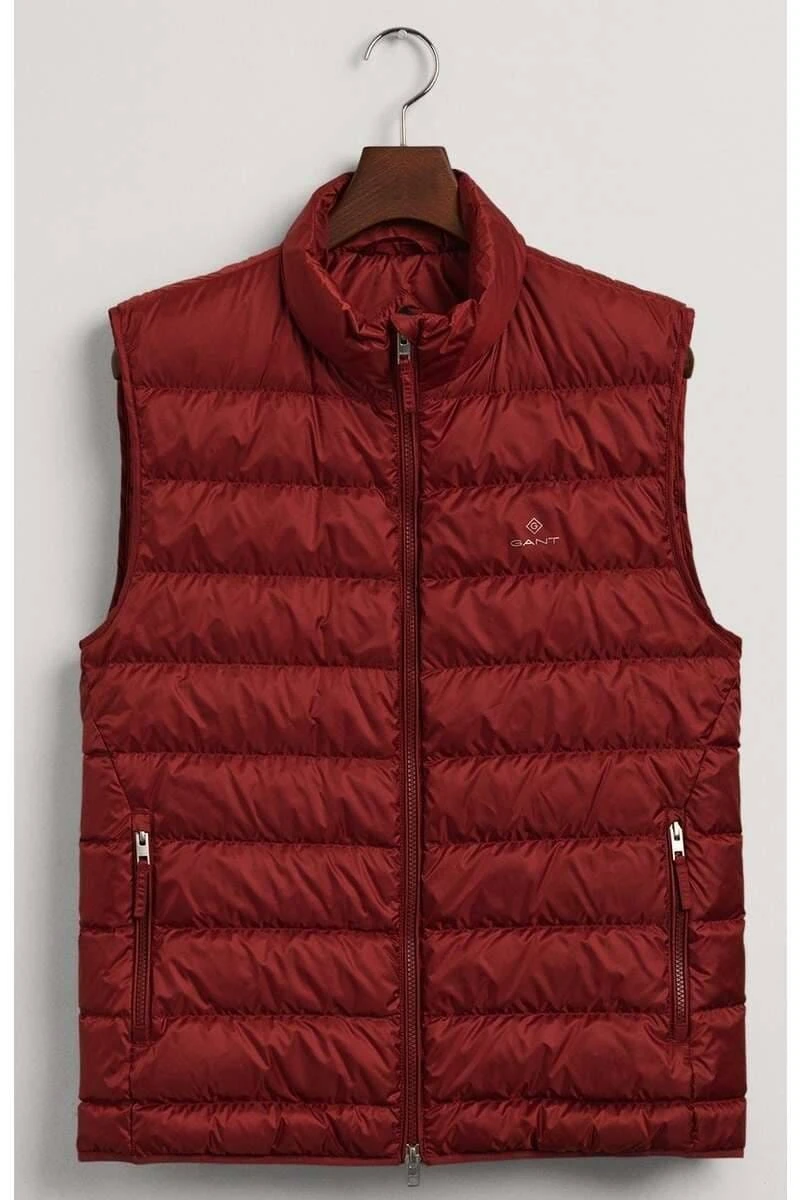 GANT DaunenwesteZip Rot 1 GANT DaunenwesteZip Rot