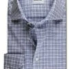 Stenströms Slimline Hemd Hellblau, Kariert