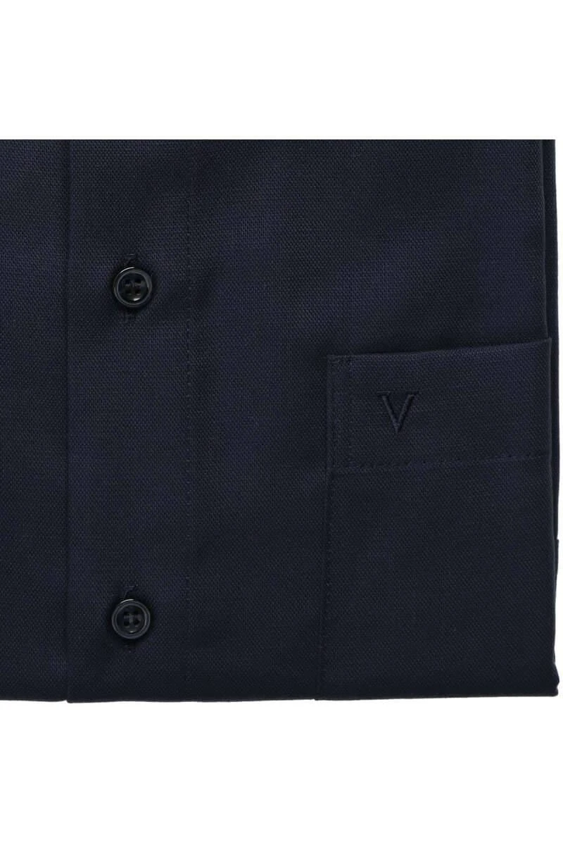 Marvelis Modern Fit Hemd Marine, Faux-uni 5 Marvelis Modern Fit Hemd Marine, Faux-uni – Bild 5