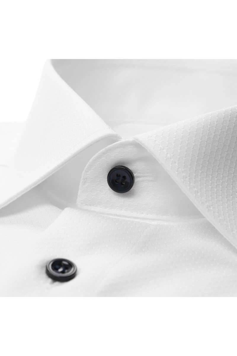 Marvelis Modern Fit Hemd Weiss, Faux-uni 2 Marvelis Modern Fit Hemd Weiss, Faux-uni – Bild 2