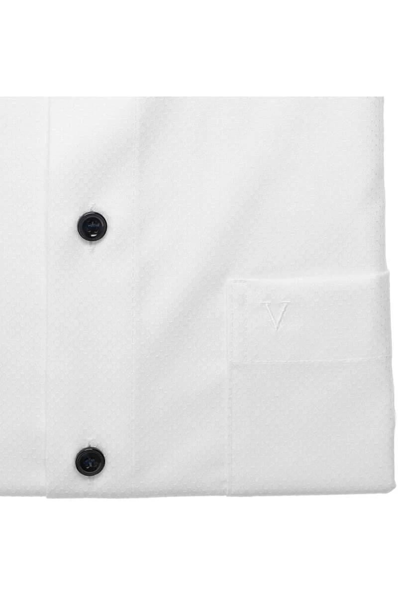 Marvelis Modern Fit Hemd Weiss, Faux-uni 5 Marvelis Modern Fit Hemd Weiss, Faux-uni – Bild 5