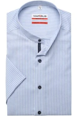 Marvelis Modern Fit Hemd Bleu,