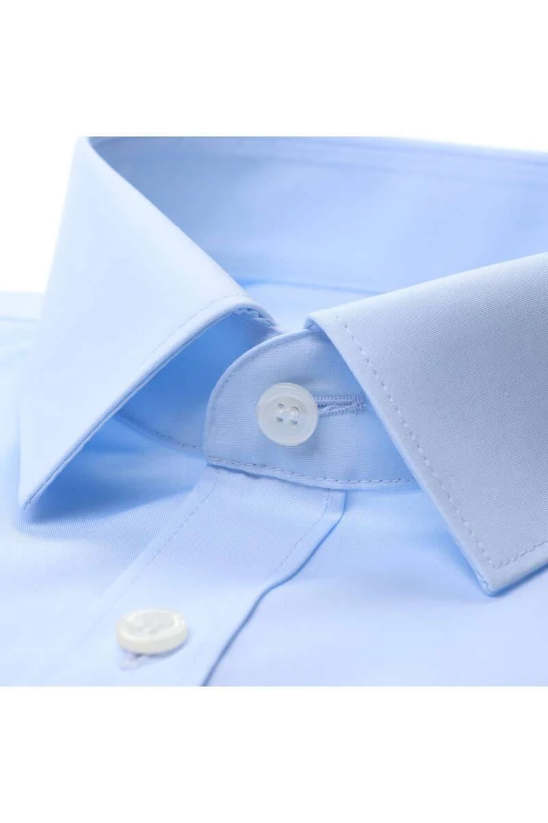 Marvelis Super Slim Hemd Hellblau, Einfarbig 2 Marvelis Super Slim Hemd Hellblau, Einfarbig – Bild 2