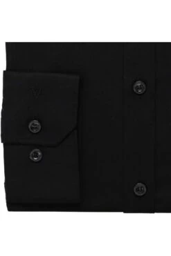 Marvelis Super Slim Hemd Schwarz, Einfarbig -Kleidung Angebote 7400 69 68 2 800 1200x1200