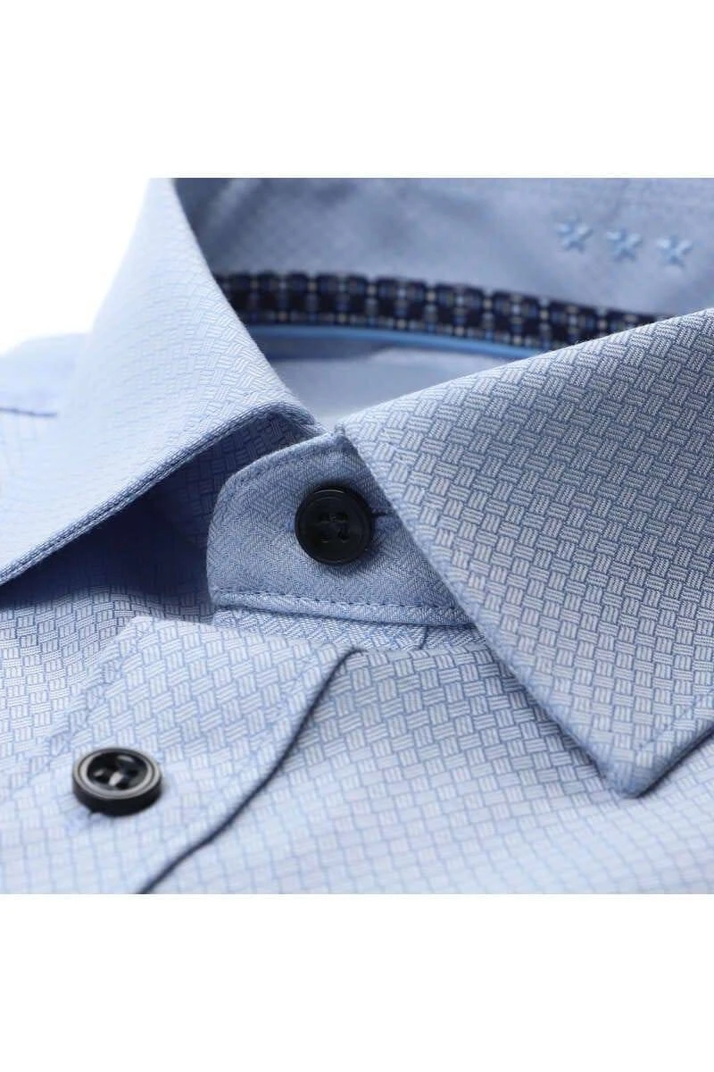 Marvelis Body Fit Hemd Bleu, Gemustert 2 Marvelis Body Fit Hemd Bleu, Gemustert – Bild 2