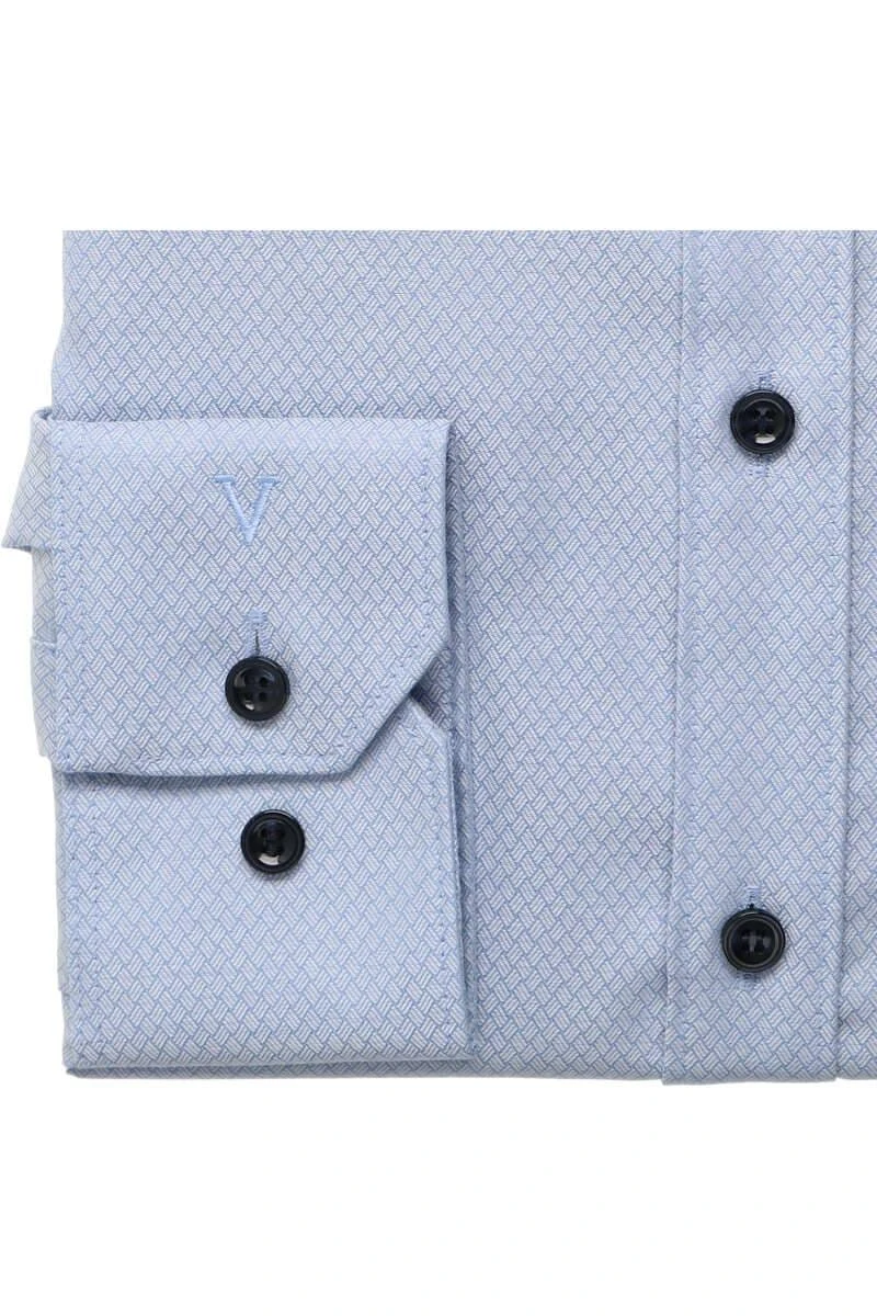 Marvelis Body Fit Hemd Bleu, Gemustert 3 Marvelis Body Fit Hemd Bleu, Gemustert – Bild 3