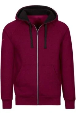 TRIGEMA Comfort Fit Sweatjacke Mit KapuzeZip Chianti