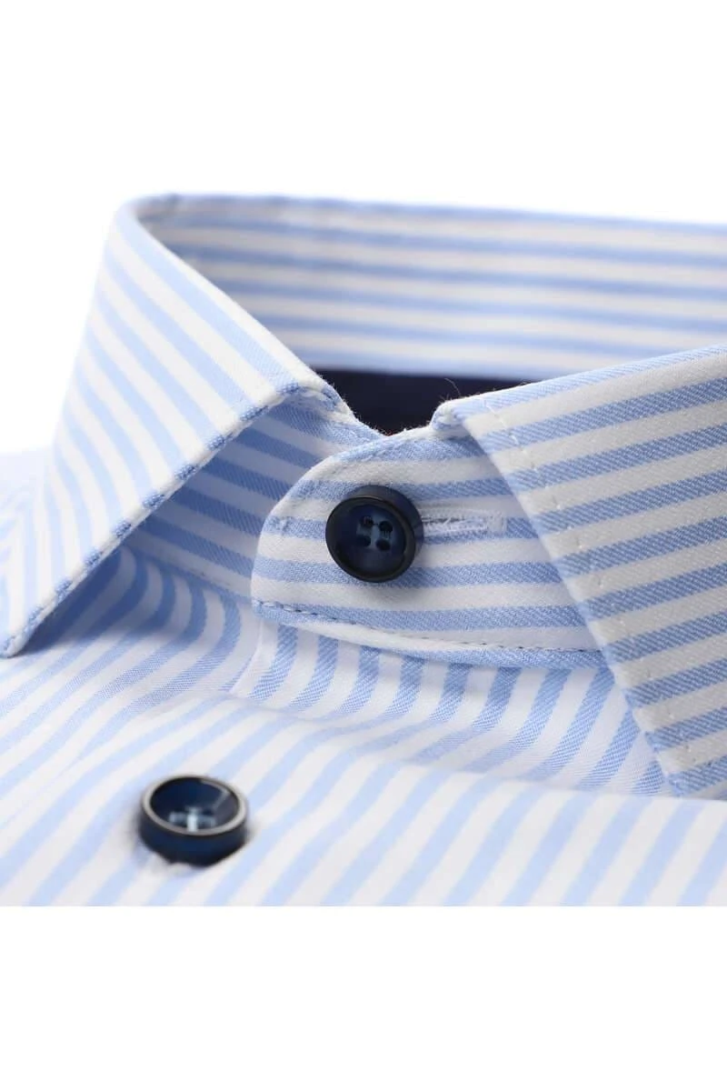 Marvelis Dynamic Flex Modern Fit Hemd Bleu, Gestreift 2 Marvelis Dynamic Flex Modern Fit Hemd Bleu, Gestreift – Bild 2