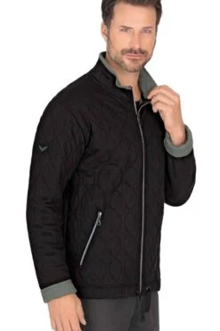 TRIGEMA Comfort Fit Herren Steppjacke Schwarz