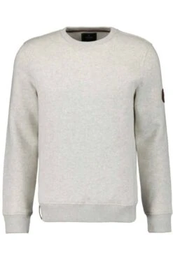 RAGMAN Regular FitSweatshirt Rundhals Grau