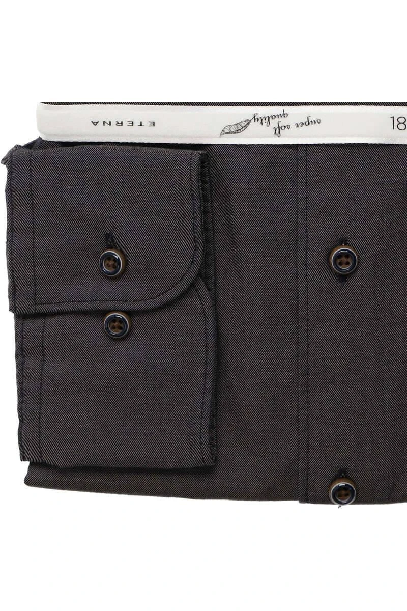 ETERNA 1863 Slim Fit Hemd , Einfarbig 3 ETERNA 1863 Slim Fit Hemd , Einfarbig – Bild 3