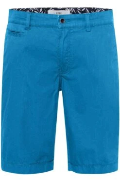 Brax Regular Fit Flatfront Bermuda Blau