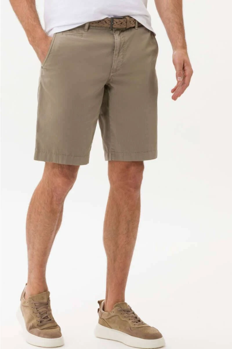 Brax Regular Fit Flatfront Bermuda Grün 2 Brax Regular Fit Flatfront Bermuda Grün – Bild 2