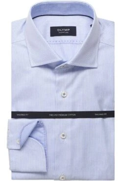 OLYMP SIGNATURE Tailored Fit Hemd Blau,