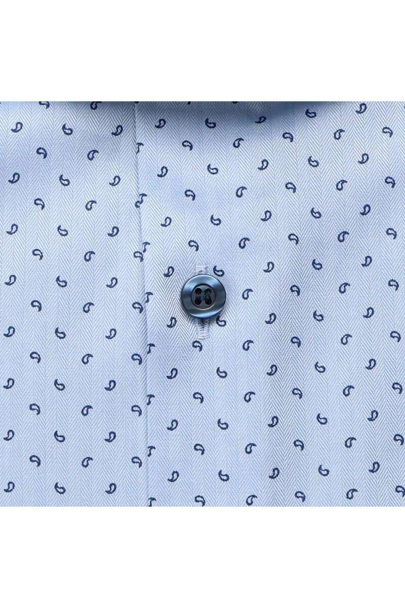 OLYMP Level Five Body Fit Hemd Hellblau, Gemustert 4 OLYMP Level Five Body Fit Hemd Hellblau, Gemustert – Bild 4