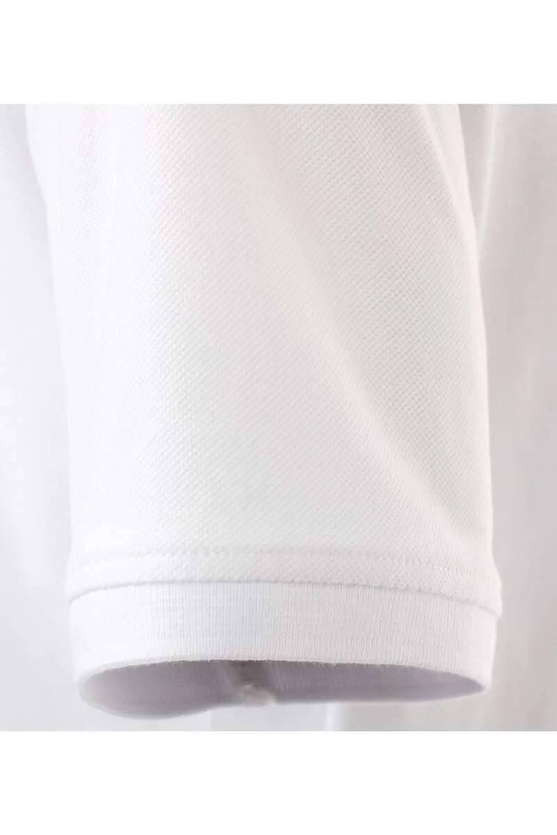 Redmond Casual Poloshirt Weiss, Einfarbig 2 Redmond Casual Poloshirt Weiss, Einfarbig – Bild 2