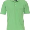 Redmond Casual Regular Fit Poloshirt Grün, Einfarbig