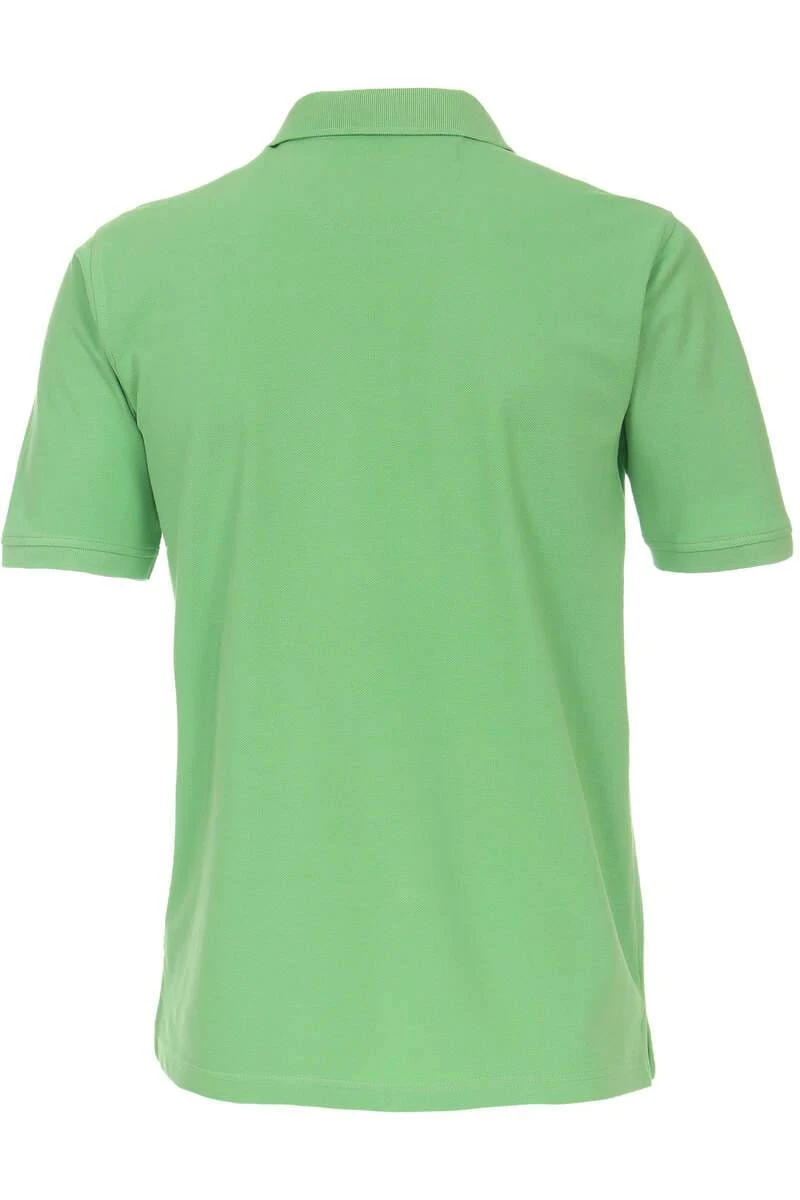 Redmond Casual Regular Fit Poloshirt Grün, Einfarbig 3 Redmond Casual Regular Fit Poloshirt Grün, Einfarbig – Bild 3