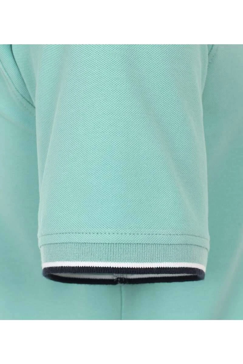 Casa Moda Casual Fit Poloshirt Grün, Einfarbig 4 Casa Moda Casual Fit Poloshirt Grün, Einfarbig – Bild 4