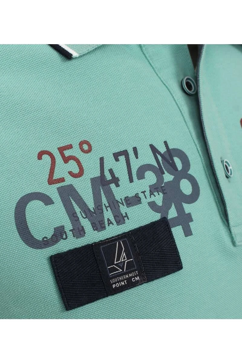 Casa Moda Casual Fit Poloshirt Grün, Einfarbig 5 Casa Moda Casual Fit Poloshirt Grün, Einfarbig – Bild 5