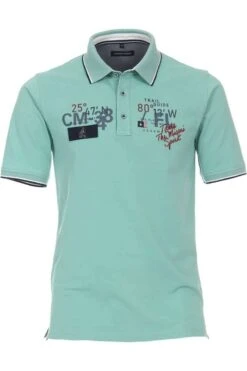 Casa Moda Casual Fit Poloshirt Grün, Einfarbig